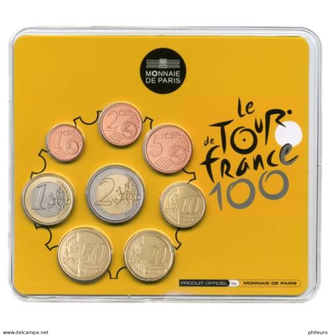 France 2013 : Miniset "Tour De France" Avec Les 8 Pièces (500 Exemplaires Numérotés Seulement) - Francia