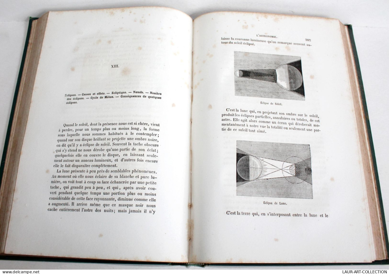 L'ASTRONOMIE OUVRAGE DEDIE A JEUNESSE CHRETIENNE De DARCEY + GRAVURE 1878 MEGARD / ANCIEN LIVRE XIXe SIECLE (2603.135) - Astronomia