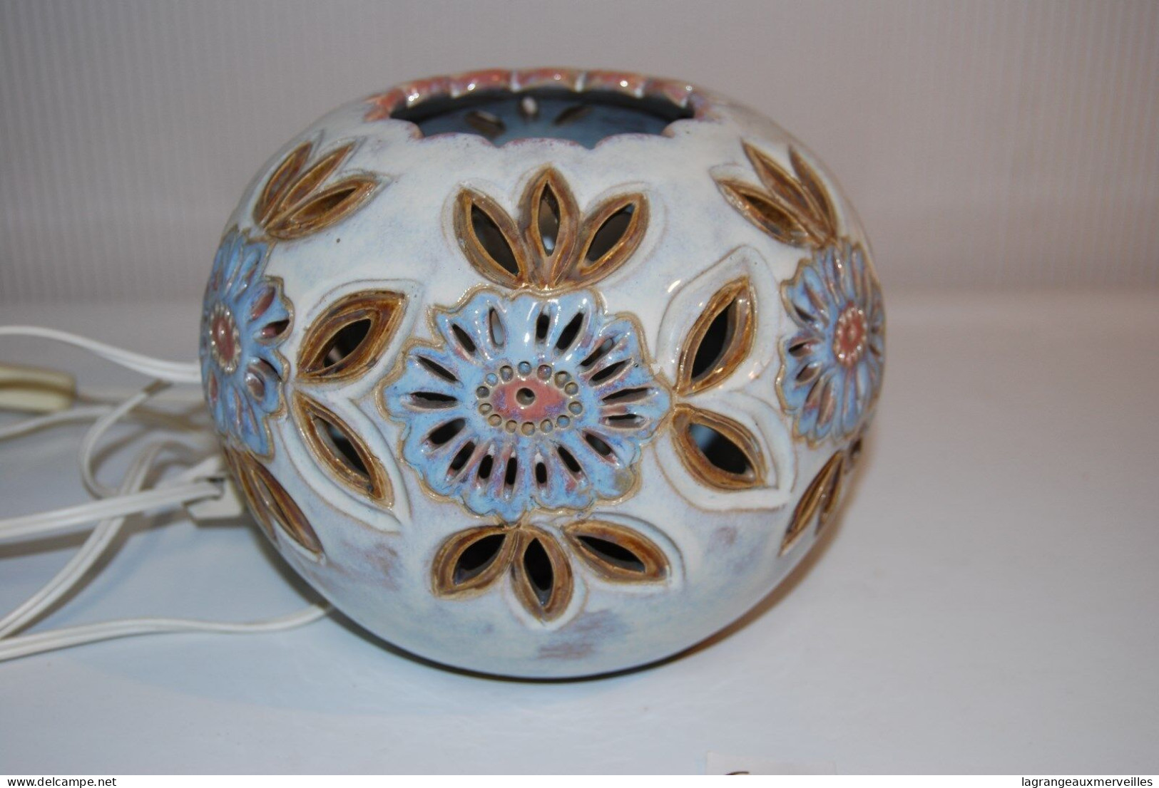 E1 Lampe De Chevet Style Marocain En Céramique - Andere & Zonder Classificatie