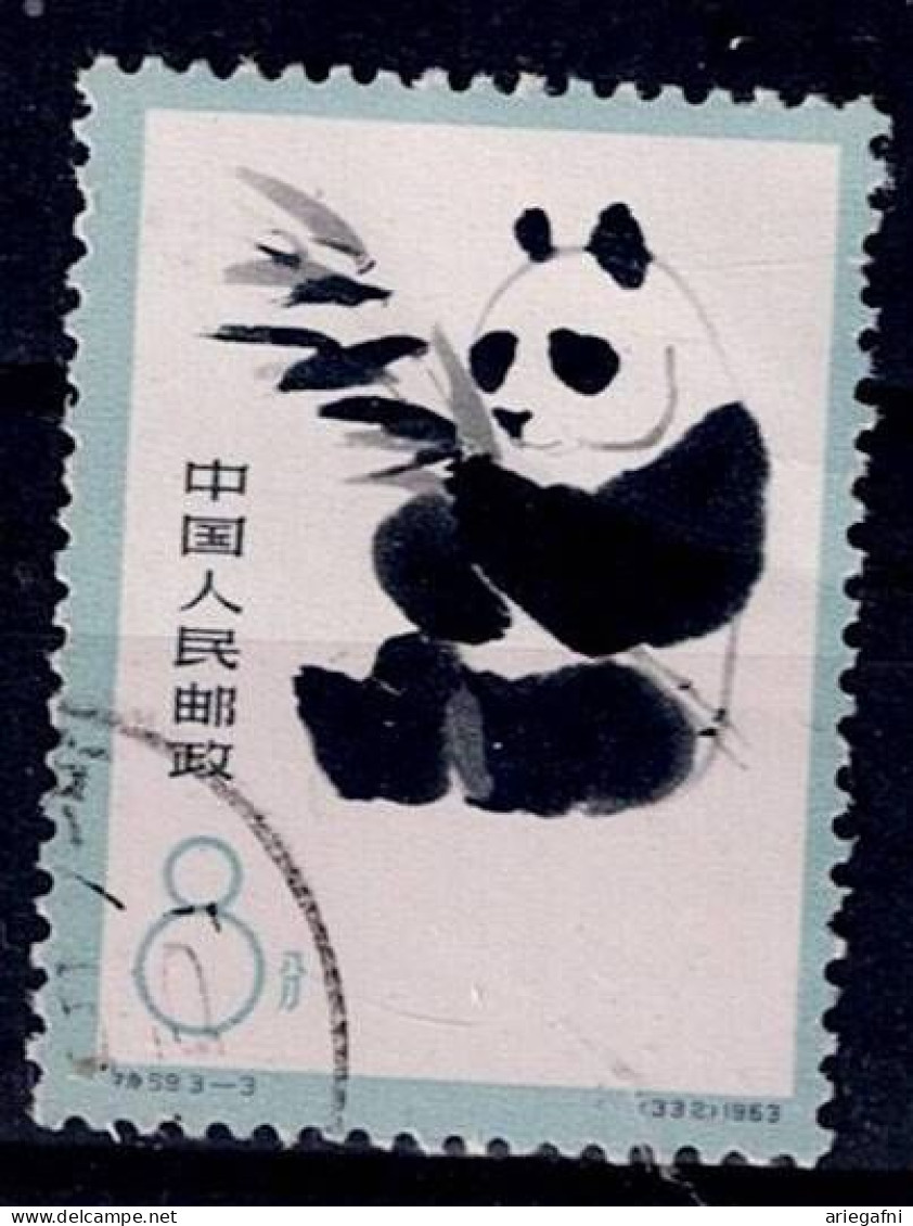 CHINA 1963 PANDA MI No 738 USED VF!! - Gebruikt