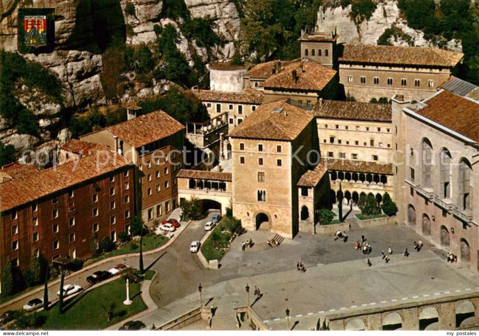 73746568 Monistrol De Montserrat Cataluna Plazas Del Santuario Klosterplatz Moni - Altri & Non Classificati