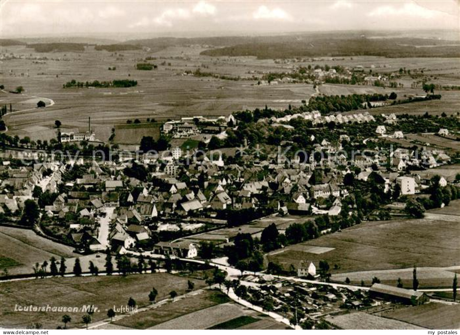 73746496 Leutershausen Mittelfranken Fliegeraufnahme Leutershausen - Autres & Non Classés