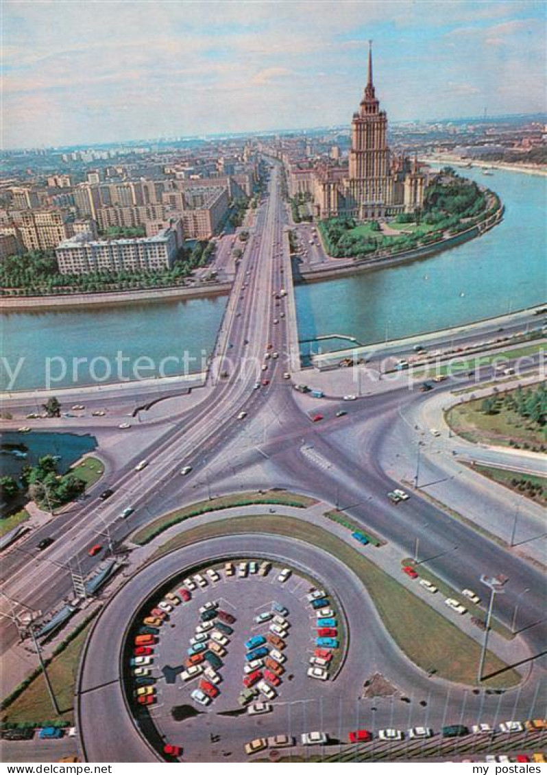 73746442 Moscow Moskva Air View Of The River Moskva And Kutuzovsky Avenue  Mosco - Russland