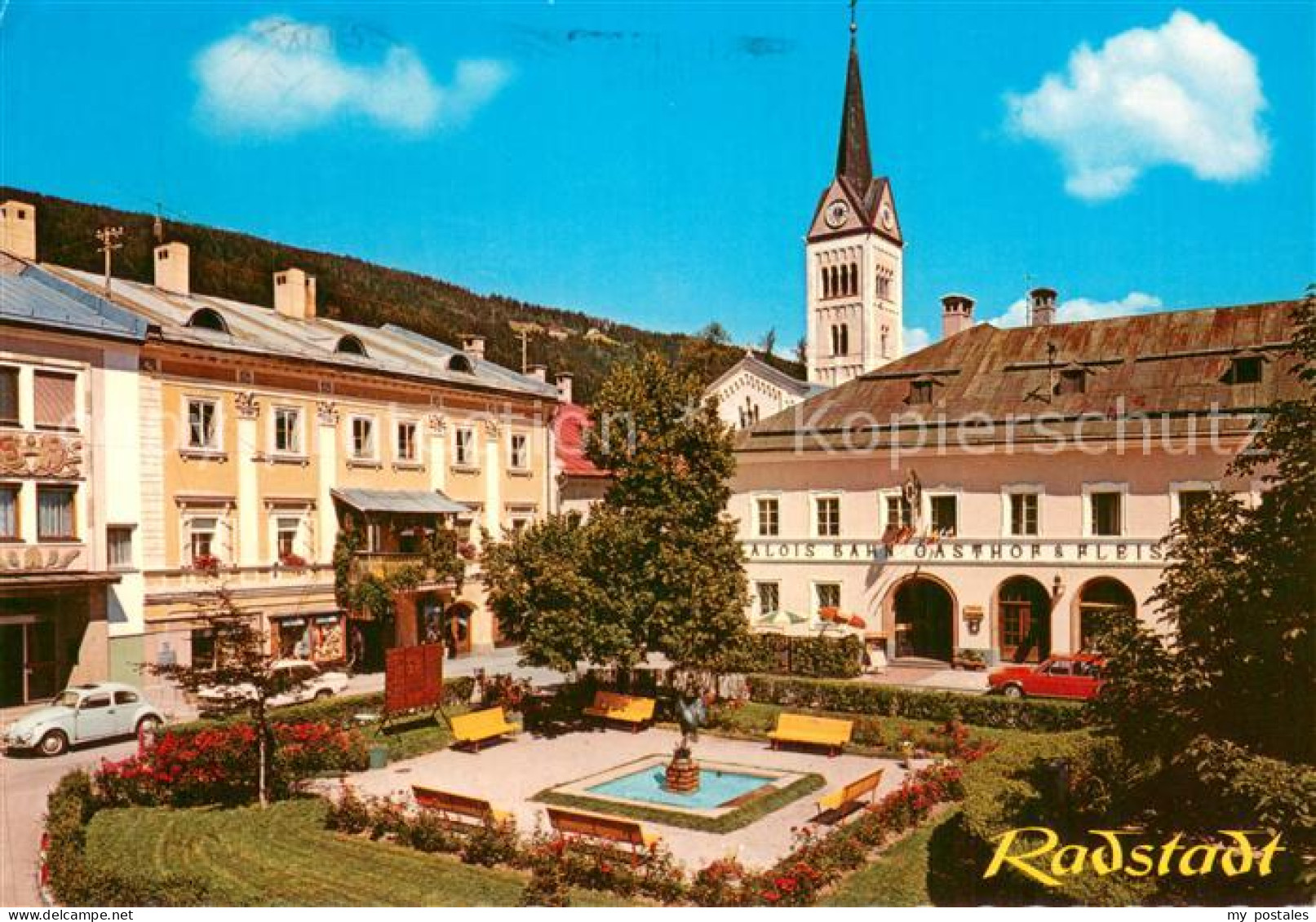 73746434 Radstadt Stadtplatz Kirche Radstadt - Altri & Non Classificati
