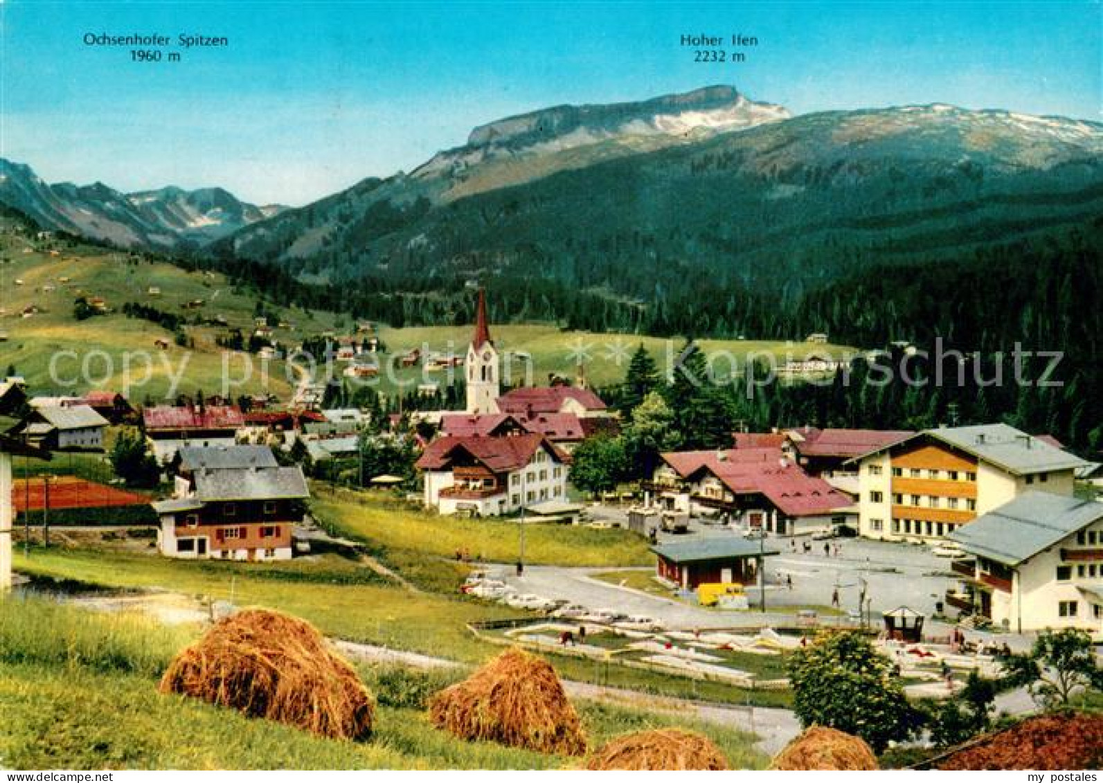 73746429 Riezlern Kleinwalsertal Vorarlberg Panorama Mit Ochsenhofer Spitzen Und - Autres & Non Classés