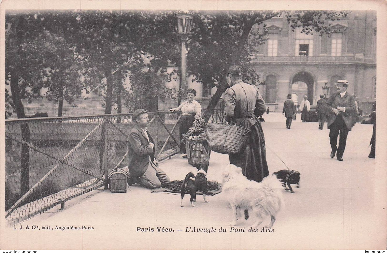 PARIS VECU L'AVEUGLE DU PONT DES ARTS   D1 - Other & Unclassified