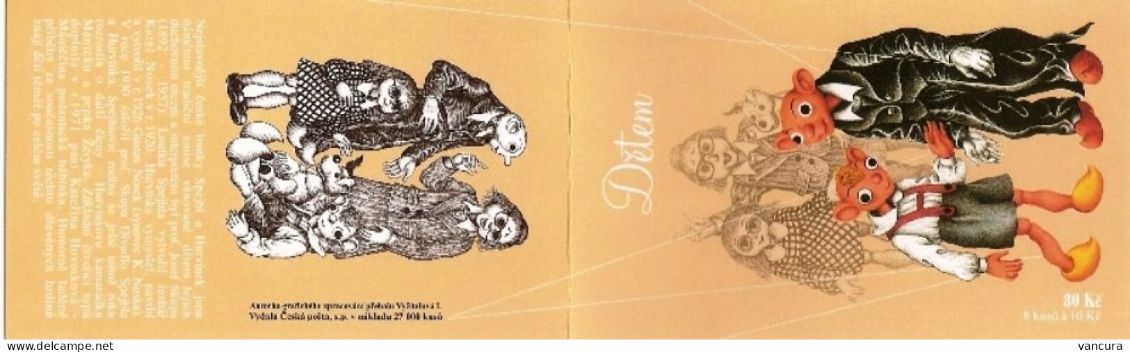 Booklet 599 Czech Republic Spejbl And Hurvinek Puppets 2009 - Marionetas