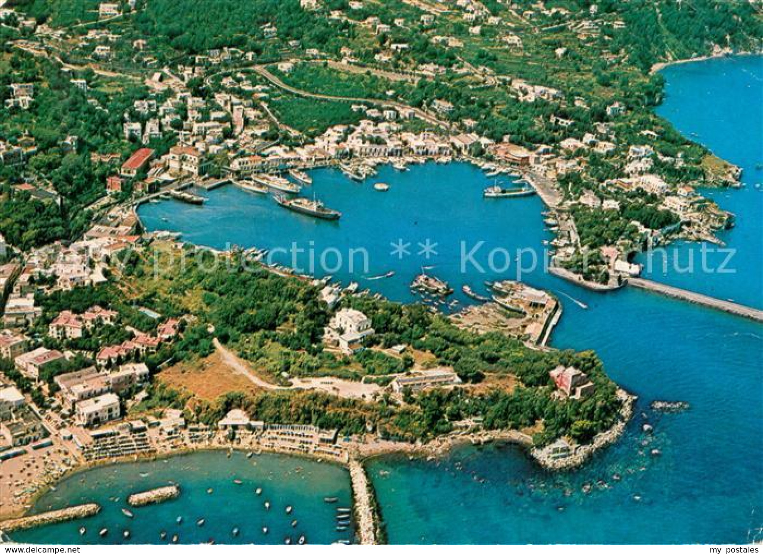 73746384 Ischia IT Vista Aerea E Porto  - Andere & Zonder Classificatie