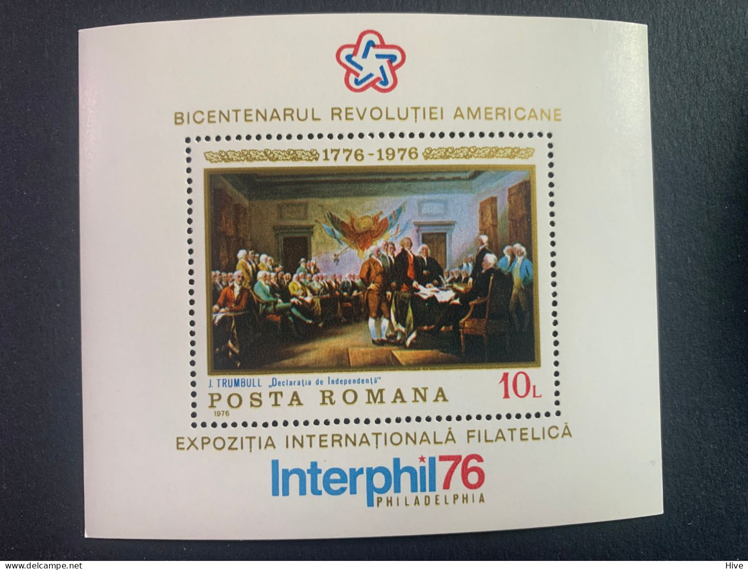 Romania 1976 Painting Souvenir Sheet MNH - Nuovi