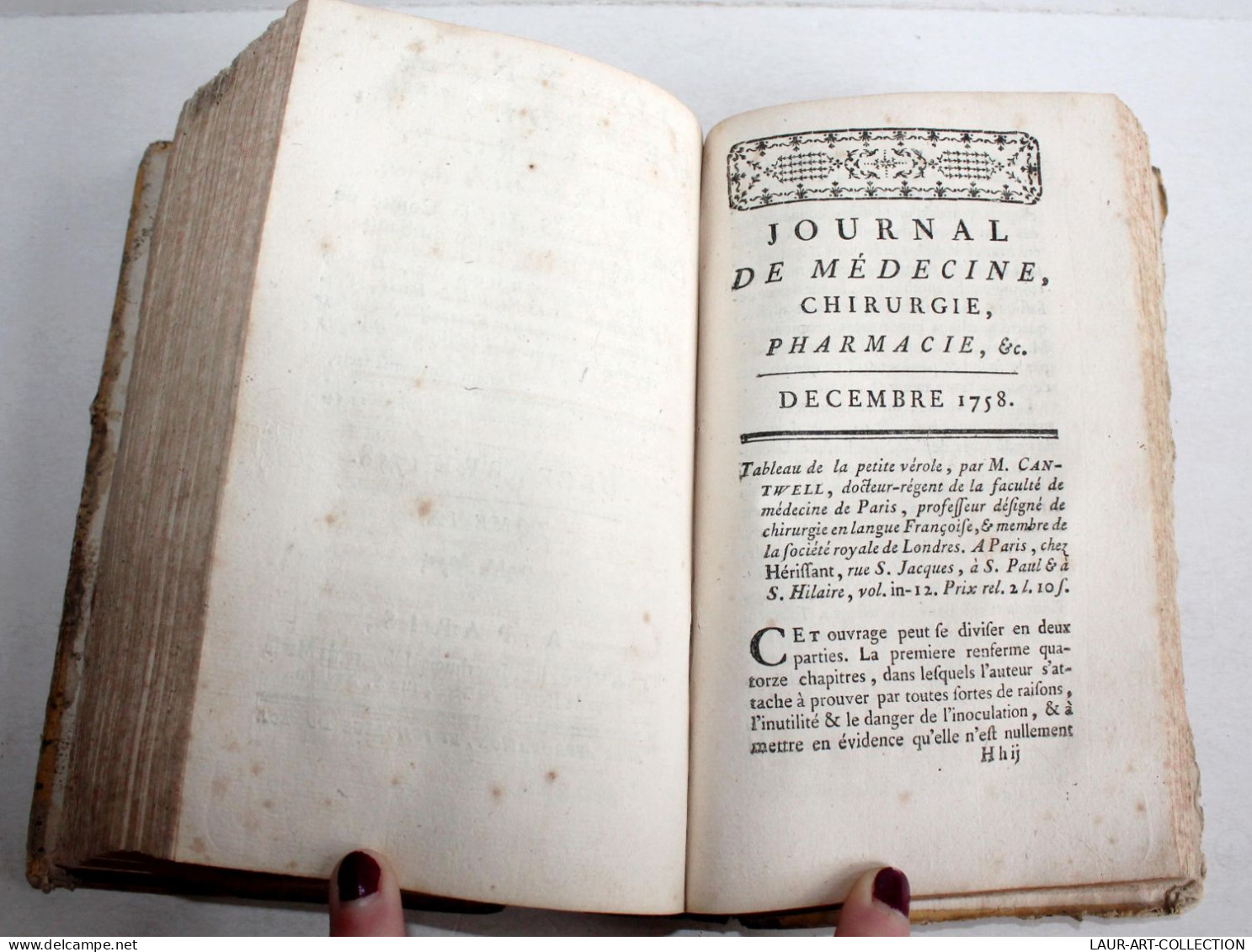 JOURNAL DE MEDECINE CHIRURGIE PHARMACIE par VANDERMONDE JUIL. A DEC 1758 TOME IX / ANCIEN LIVRE XVIIIe SIECLE (2603.90)