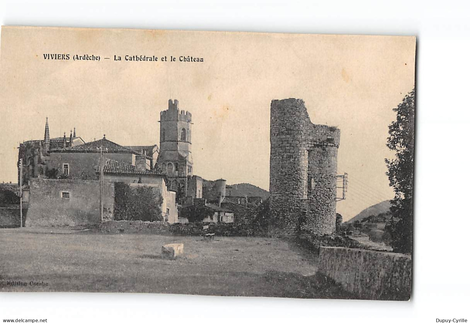 VIVIERS - La Cathédrale Et Le Château - Très Bon état - Viviers