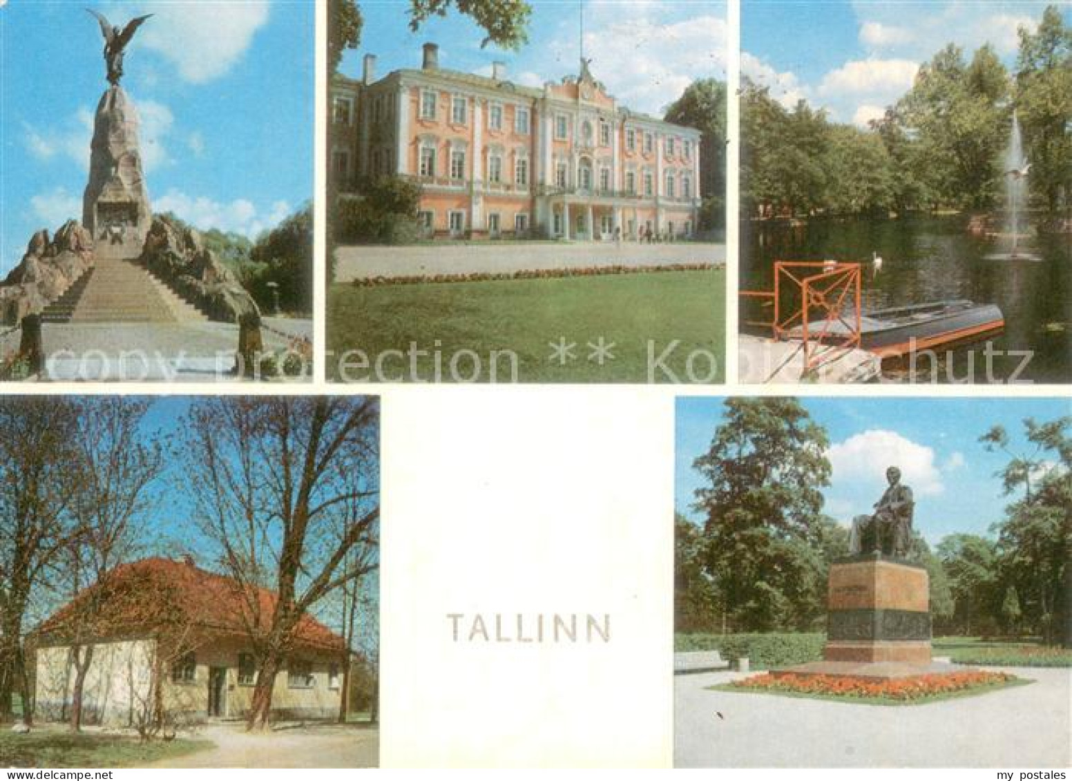 73746359 Tallinn Monument Russalka Kadrio Palace Swan Pond Fr R Kreutzwald Talli - Estonia