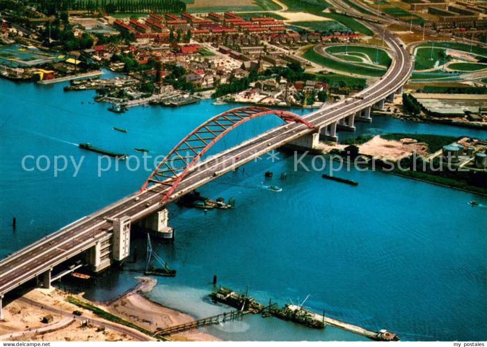 73746349 Rotterdam Van Brienenoordbrug Fliegeraufnahme Rotterdam - Autres & Non Classés