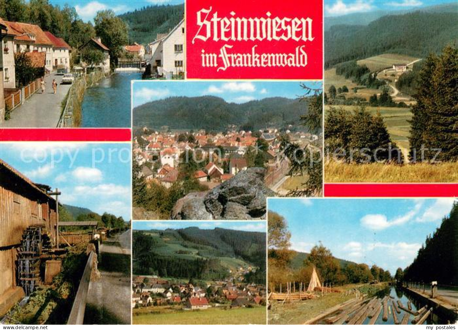 73746181 Steinwiesen Orts Und Teilansichten Muehle Floesserkanal Steinwiesen - Sonstige & Ohne Zuordnung