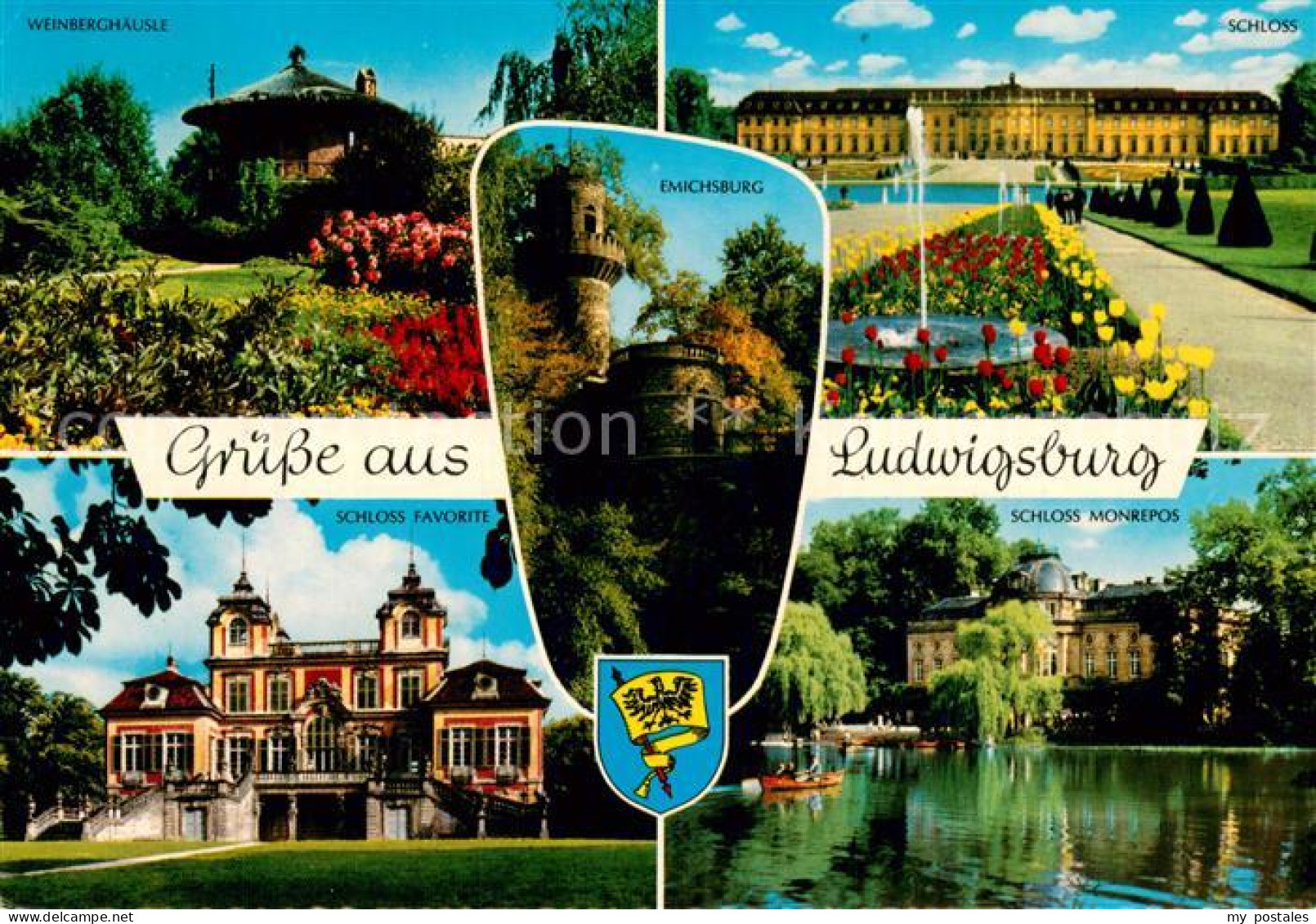 73746177 Ludwigsburg  Wuerttemberg Weinberghaeusle Schloss Emichsburg Schloss Fa - Ludwigsburg