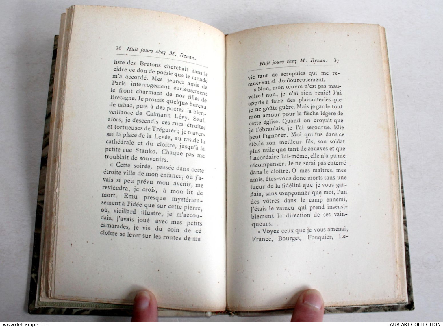 HUIT JOURS CHEZ M. RENAN Par MAURICE BARRES, 2e EDITION 1890 PERRIN - LIVRE XIXe / ANCIEN LIVRE XIXe SIECLE (2603.137) - 1801-1900