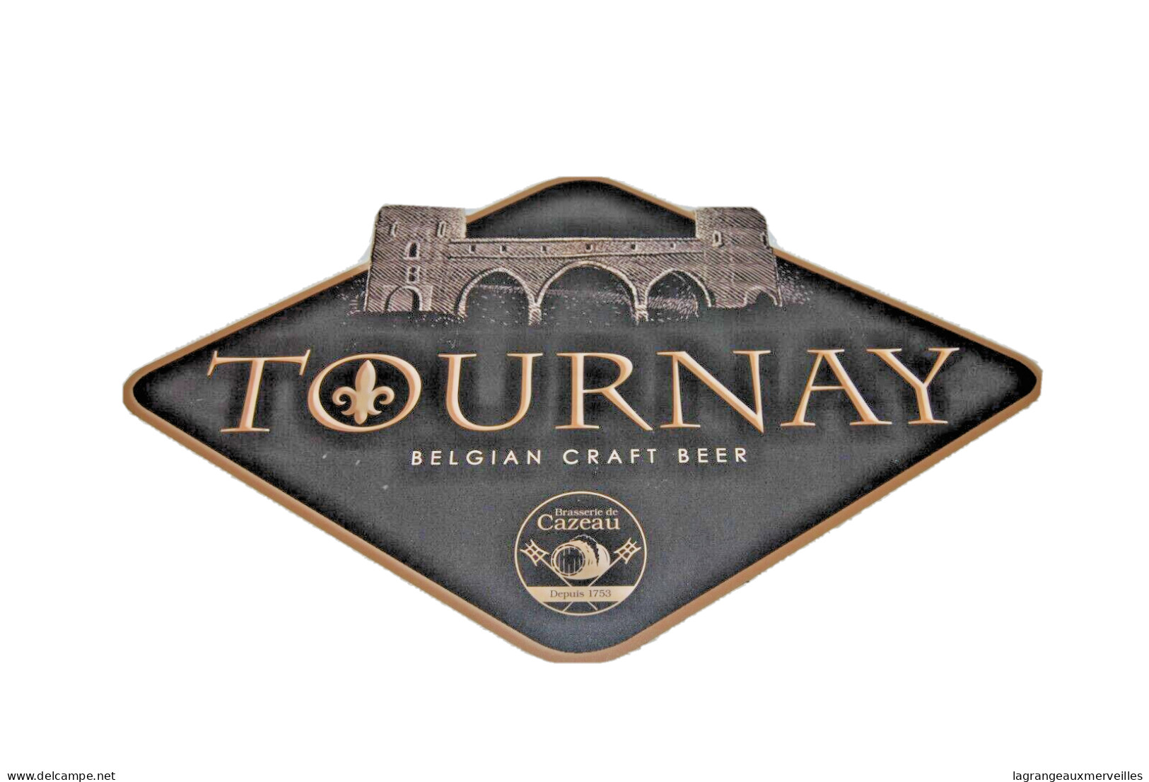 E1 Ancienne Publicité - Belgian Tournay Tournai Beer - Autres & Non Classés