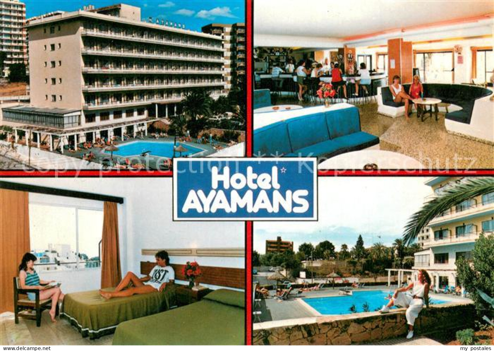 73746129 Cala Mayor Hotel Ayamans Gastraum Bar Zimmer Pool Cala Mayor - Sonstige & Ohne Zuordnung