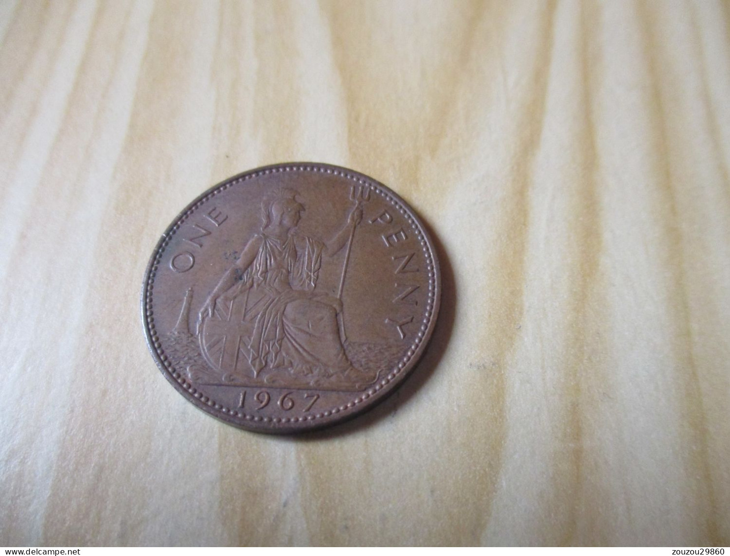Grande-Bretagne - One Penny Elizabeth II 1967.N°584. - D. 1 Penny