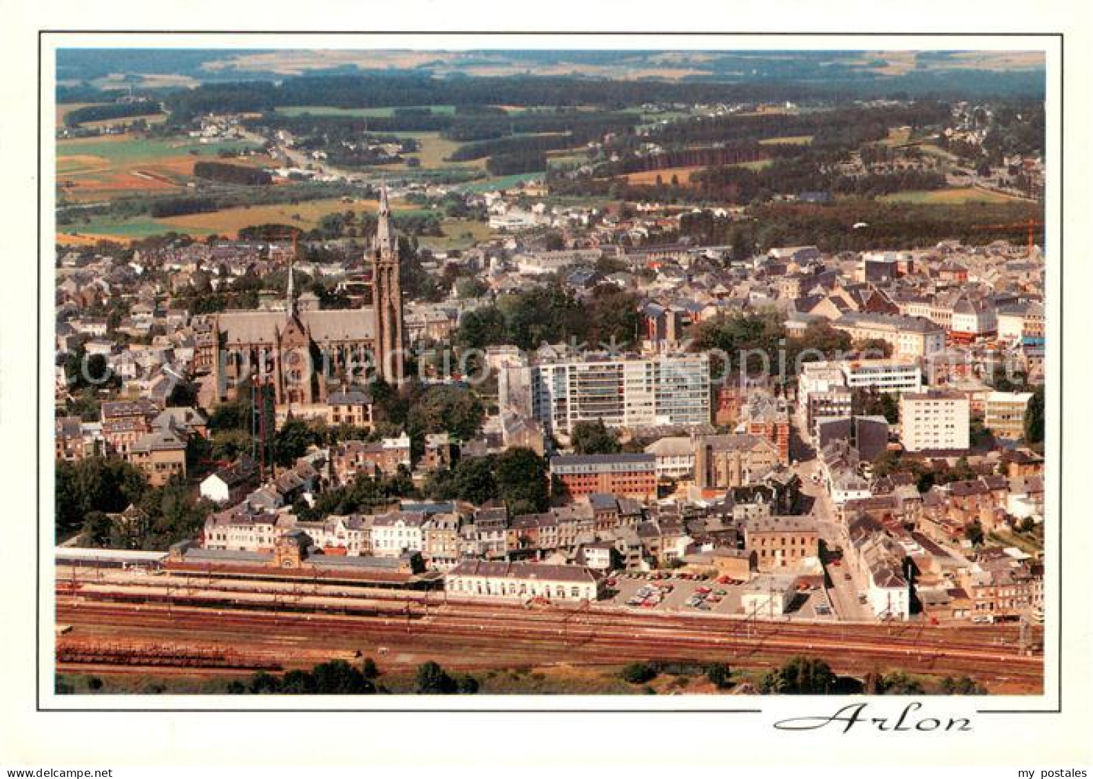 73746100 Arlon Wallonie Vue Aerienne L'Eglise Arlon Wallonie - Aarlen