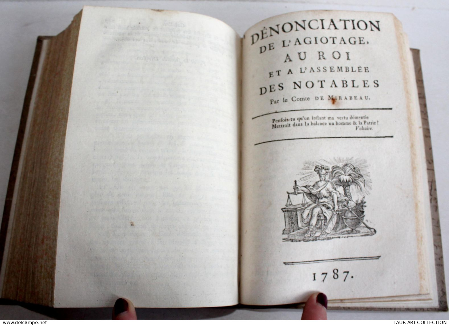 3 OUVRAGE EN 1! PROCES VERBAL NOTABLE VERSAILLES, OBSERVATION, DENONCIATION 1787 / ANCIEN LIVRE XVIIIe SIECLE (2603.138) - Politique