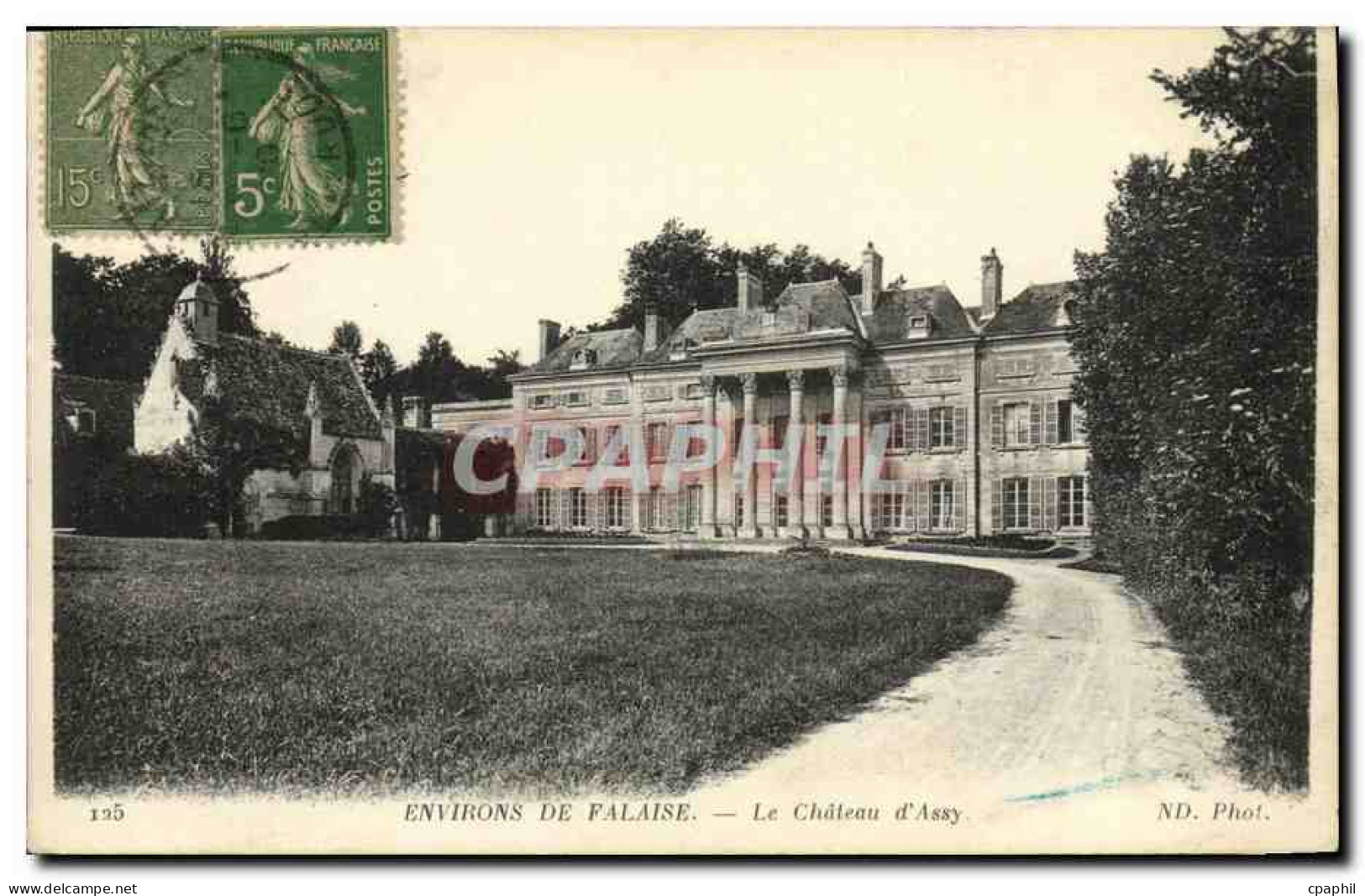 CPA Environs De Falaise Le Chateau D Assy - Autres & Non Classés
