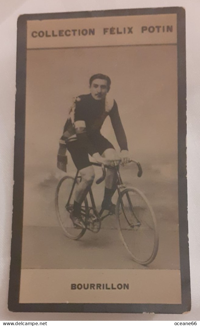 Image Chromo Cycliste Bourrillon Felix Potin - Ciclismo