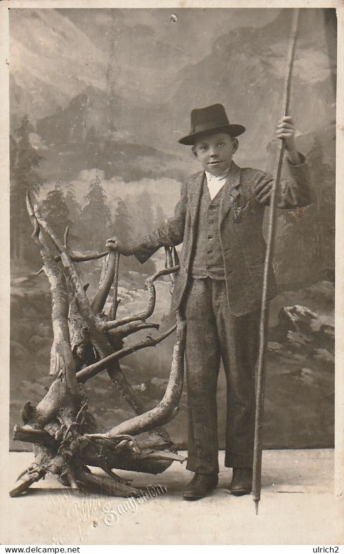 AK Foto Junge In Tracht -. Atelier Wirthmiller, Saalfelden - Ca. 1910   (69021) - Europe