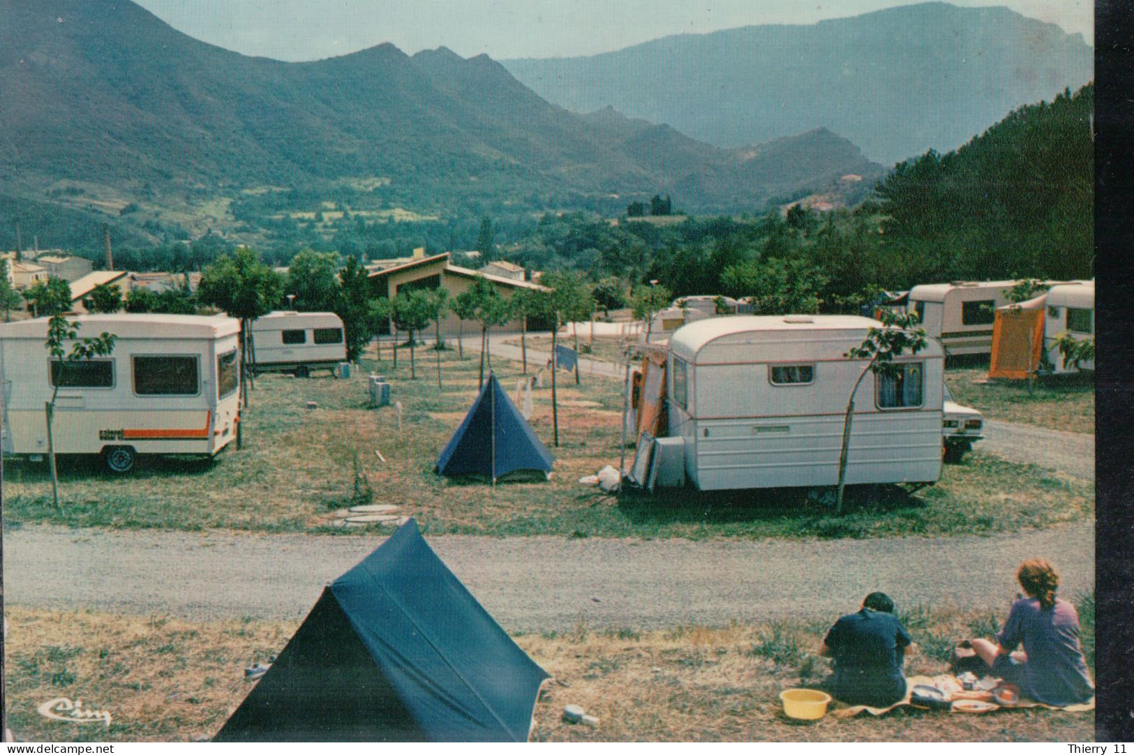 Cpsm 11 Qullan Le Camping - Autres & Non Classés