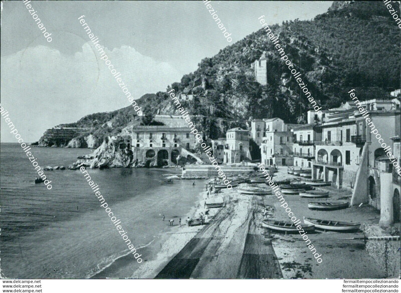 Br76 Cartolina Cetara Reti E Barche Provincia Di Salerno Campania - Salerno