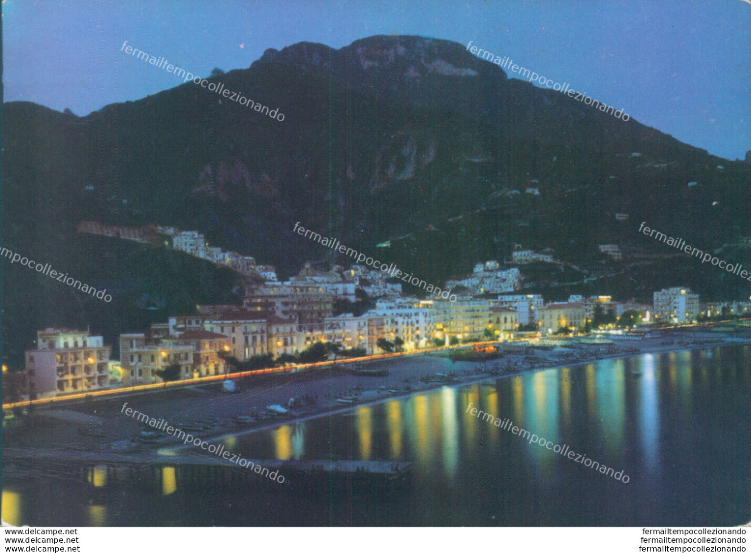 E793 Cartolina Maiori Notturno Provincia Di Salerno - Salerno