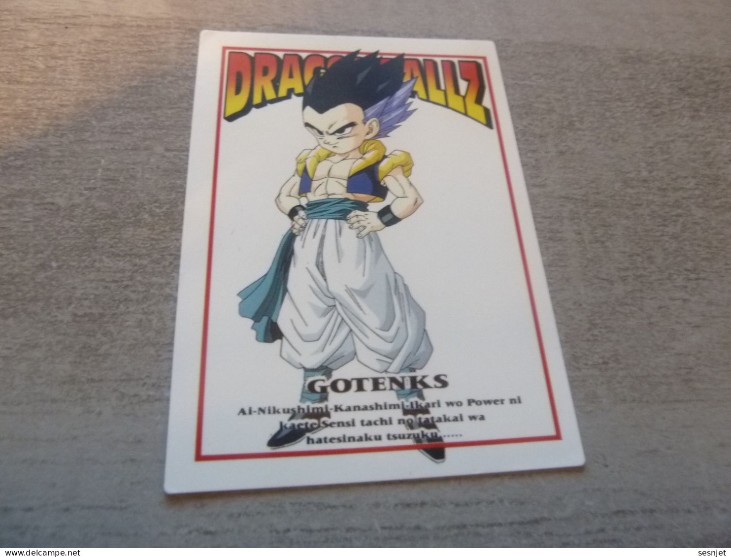 Dragon Ball Z - Gotenks - Card Number 7 - Gotenks - Editions Made In Japan - - Dragonball Z