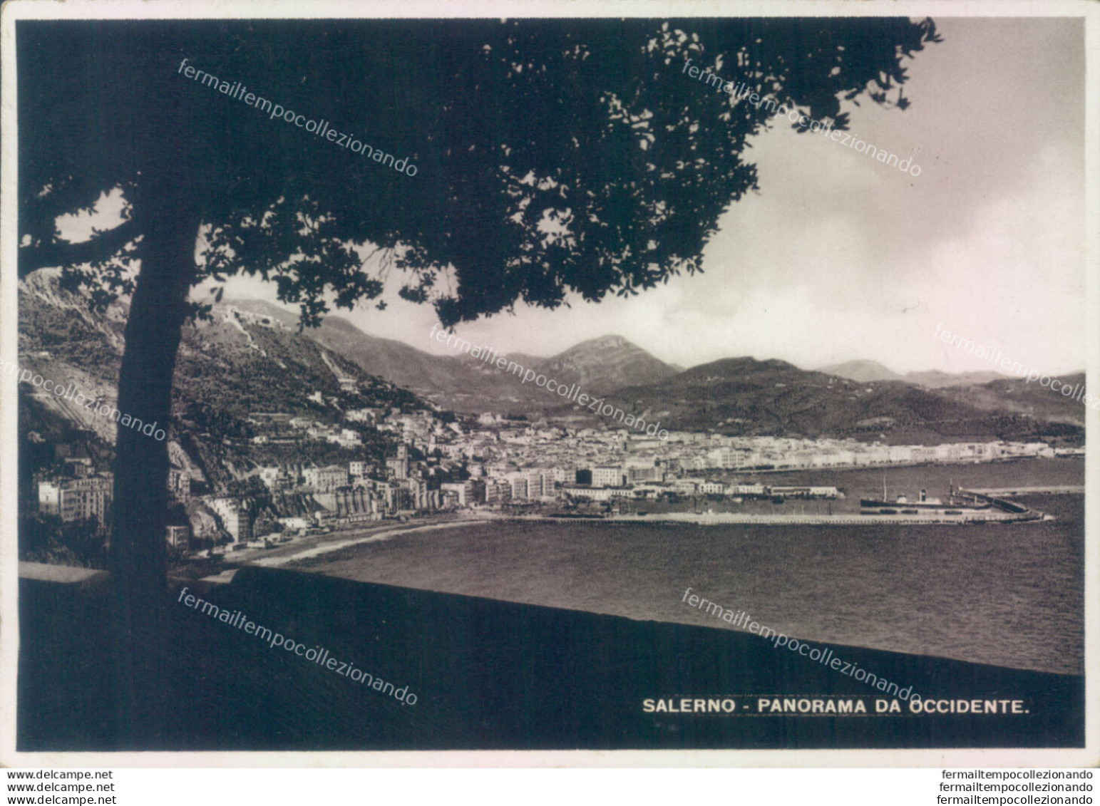 Aa422 Cartolina Salerno Citta' Panorama Da Occidente - Salerno