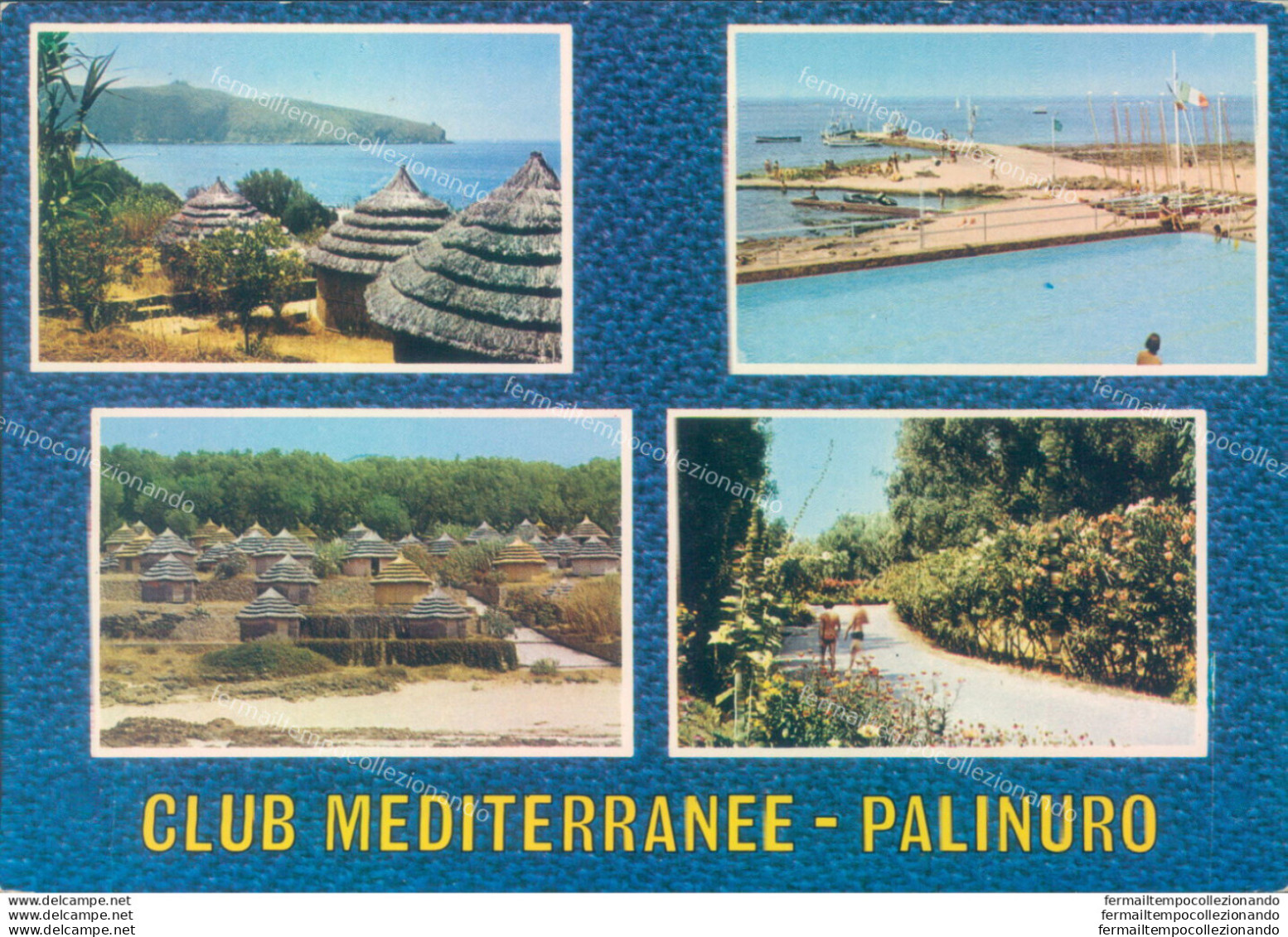 Aa452 Cartolina Palinuro Club Mediterranee Provincia Di Salerno - Salerno