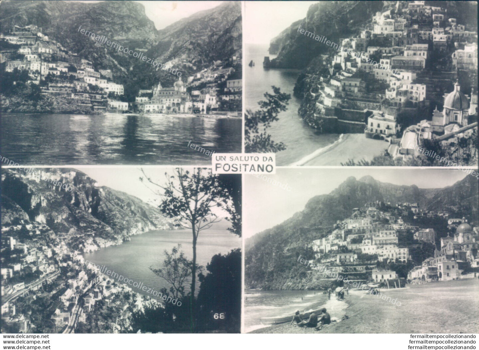 Aa416 Cartolina Un Saluto Da Positano Provincia Di Salerno - Salerno