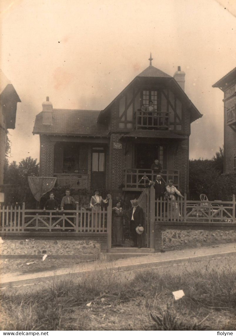 Mesnil Val - Photo Ancienne Albuminée Circa 1913 - Villa BELLEVUE - 12,5x17 Cm - Mesnil-Val