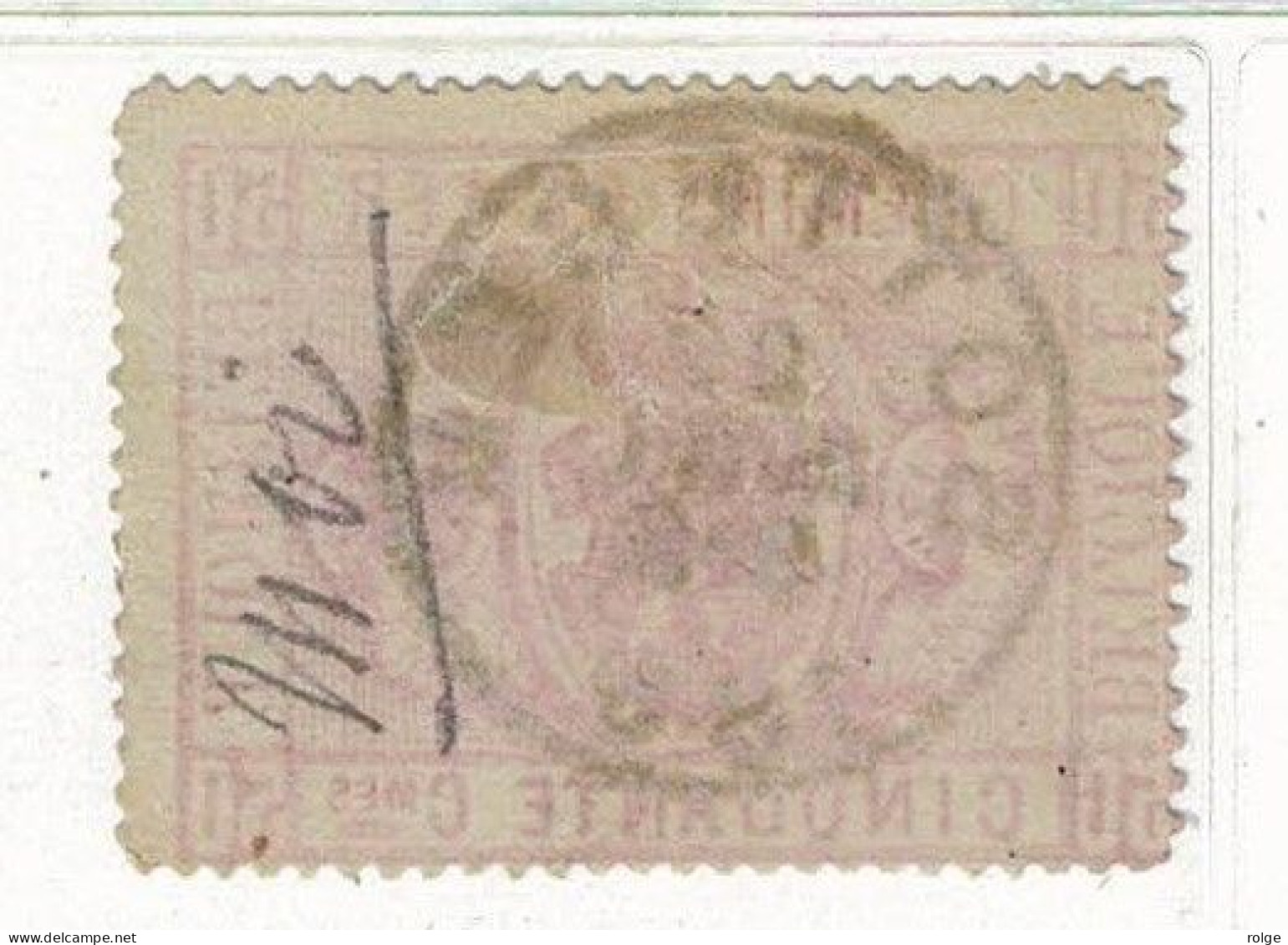 D143   SOTTEGEM     POSTSTEMPEL  OP SPOORWEGZEGEL N° 4 - Used