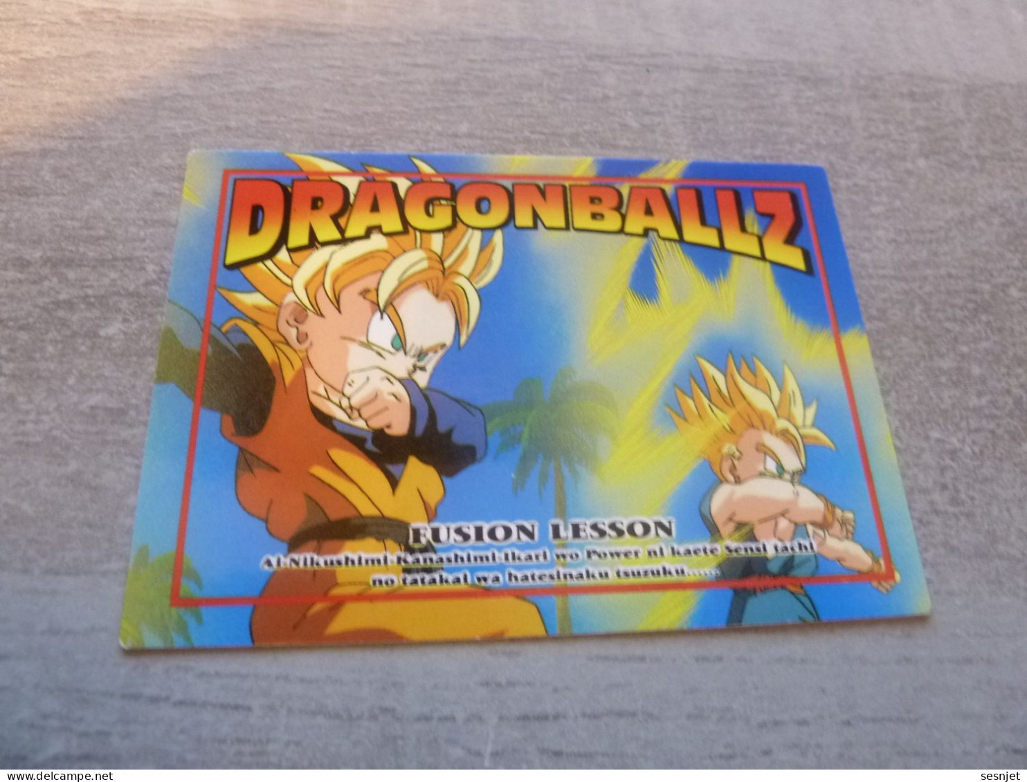 Dragon Ball Z - Fusion Lesson - Card Number 73 - Son Goten - Editions Made In Japan - - Dragonball Z