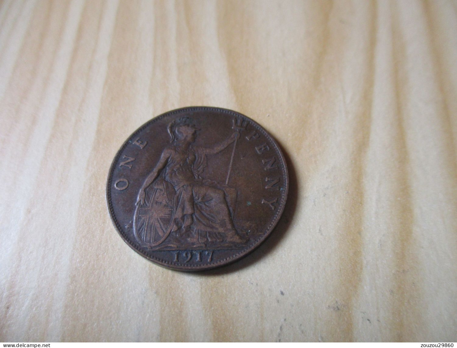 Grande-Bretagne - One Penny George V 1917.N°590. - D. 1 Penny