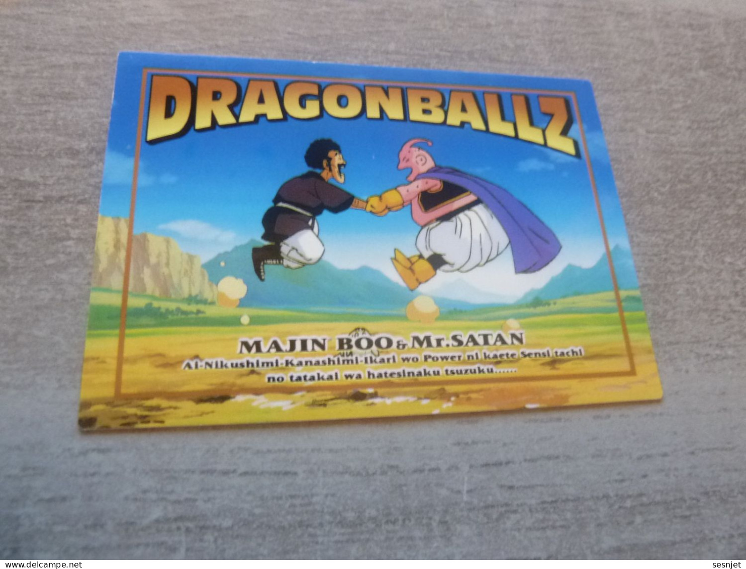 Dragon Ball Z - Majin Boo - Mr. Satan - Card Number 79 - Majin Boo - Editions Made In Japan - - Dragonball Z