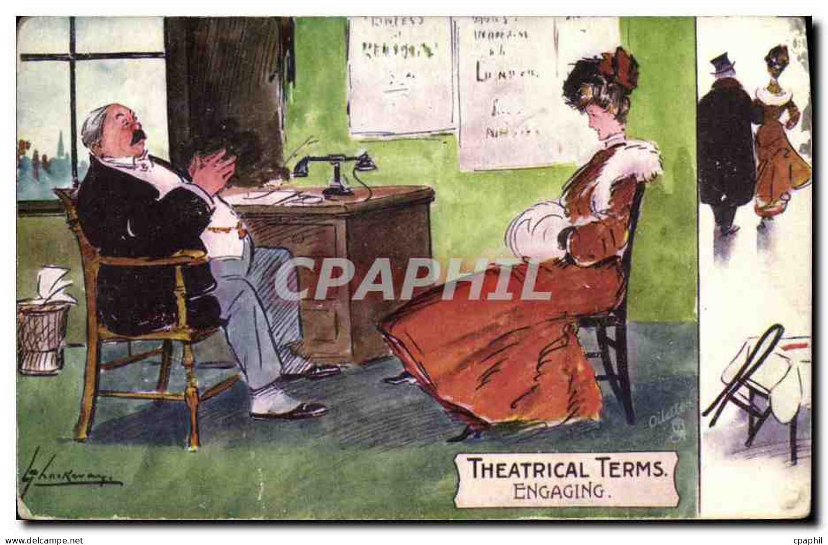 CPA Theatrical Terms Engaging  - Théâtre