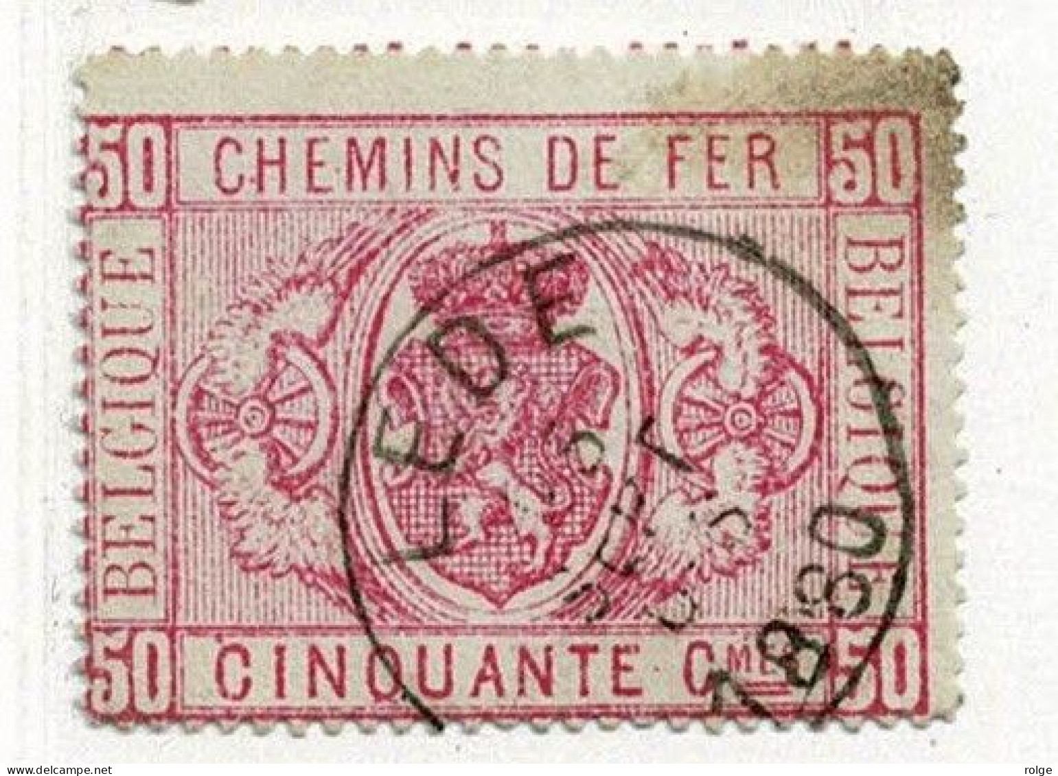 D149 LEDE     POSTSTEMPEL  OP SPOORWEGZEGEL N° 4 - Used