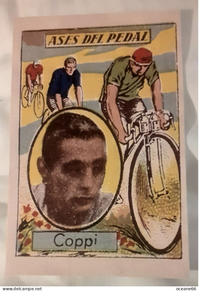 Fausto Coppi Ases Del Pedal Format 8 X 12 Cm - Radsport