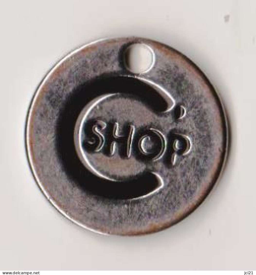 Jeton De Caddie " C'SHOP " [E]_Je342 - Trolley Token/Shopping Trolley Chip