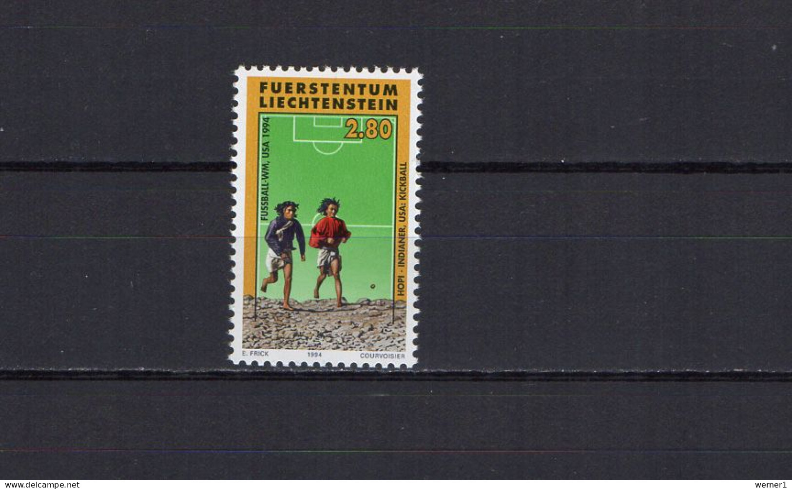 Liechtenstein 1994 Football Soccer World Cup Stamp MNH - 1994 – États-Unis