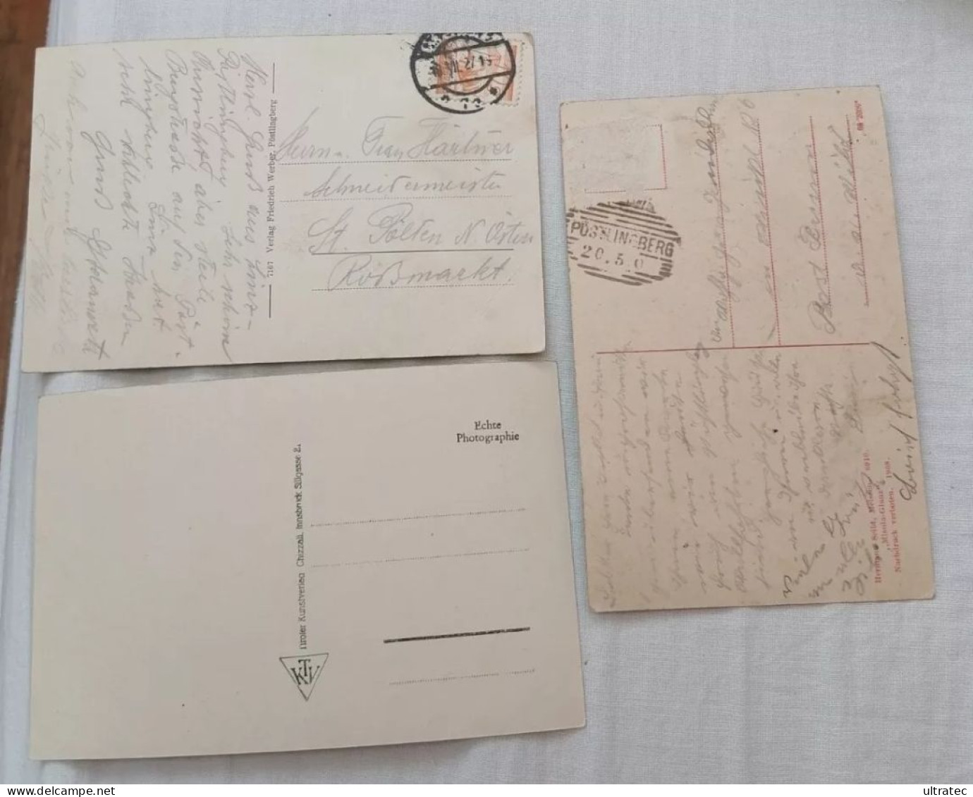 3x AK "LINZ PÖSTLINGBERG OÖ" SCHÖNE ALTE POSTKARTEN VINTAGE  HISTORISCHE ANSICHTSKARTEN  1930er Jahre OBERÖSTERREICH - Linz