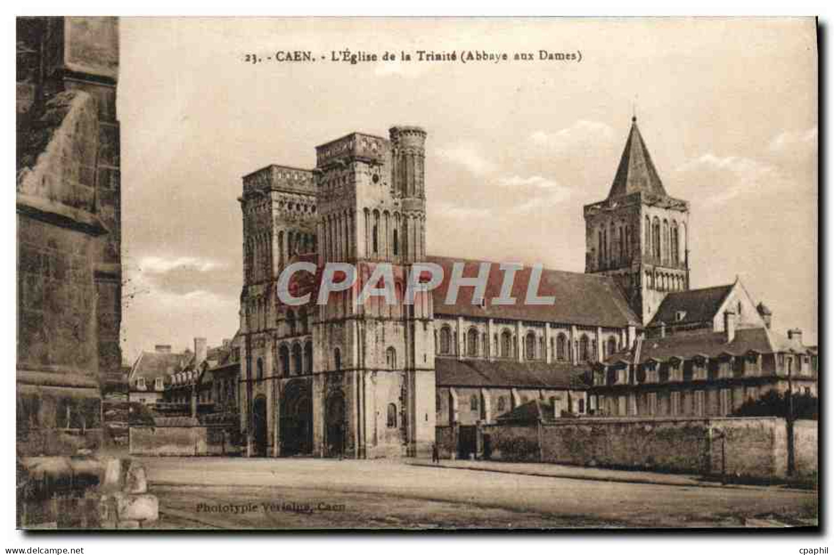CPA Caen L&#39Eglise De La Trinite Abbaye Aux Dames - Caen