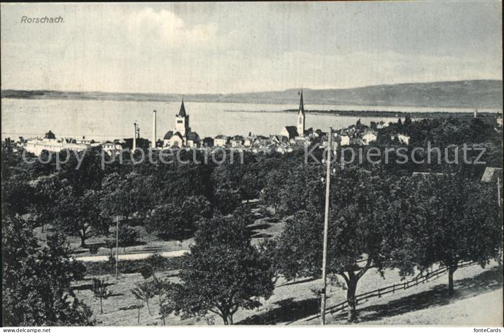 12577931 Rorschach Bodensee Panorama Rorschach - Andere & Zonder Classificatie