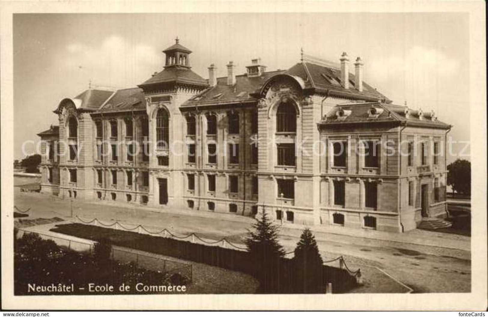 12577822 Neuchatel NE Ecole De Commerce Neuchatel - Sonstige & Ohne Zuordnung