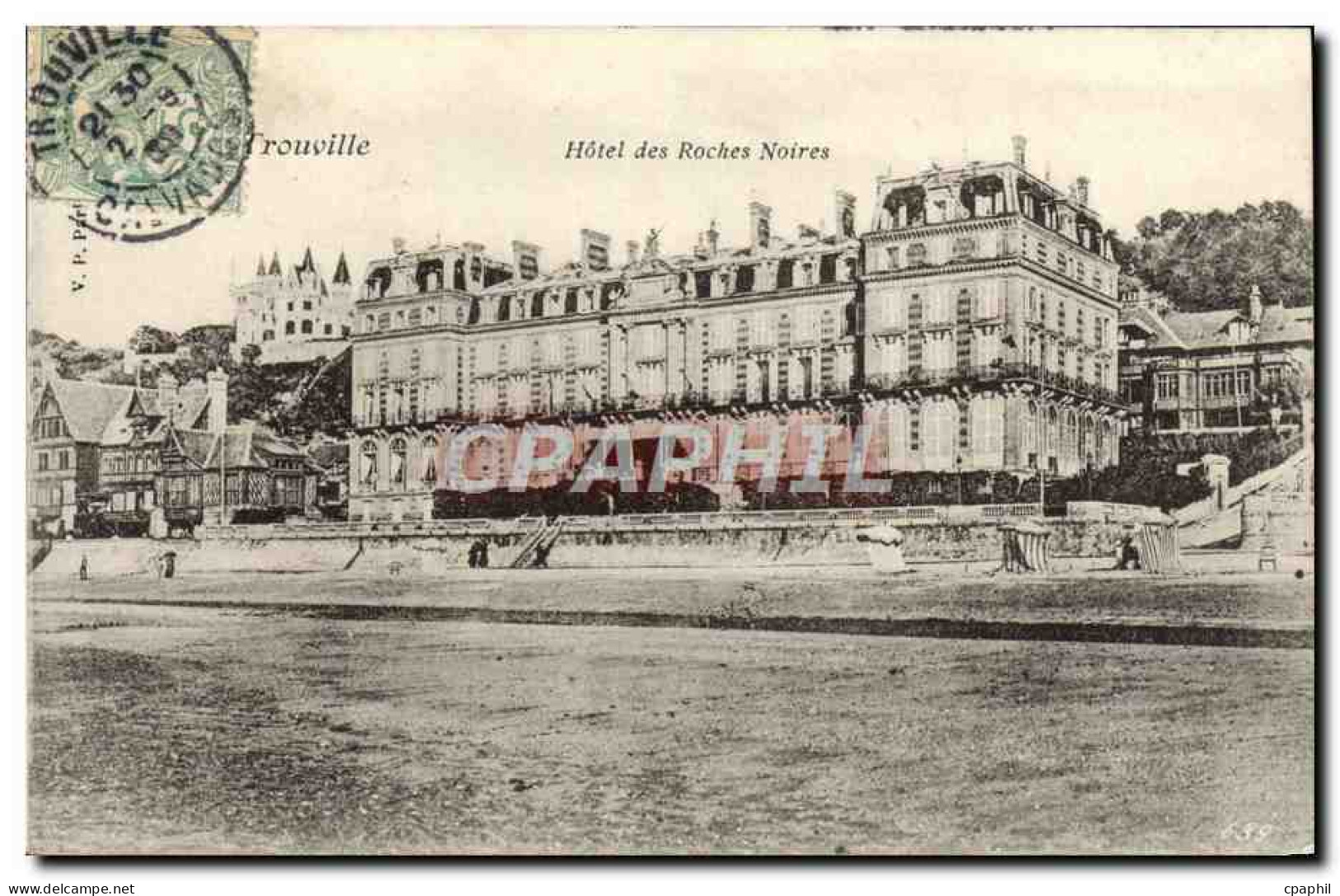 CPA Trouville Hotel Des Roches Noires - Trouville